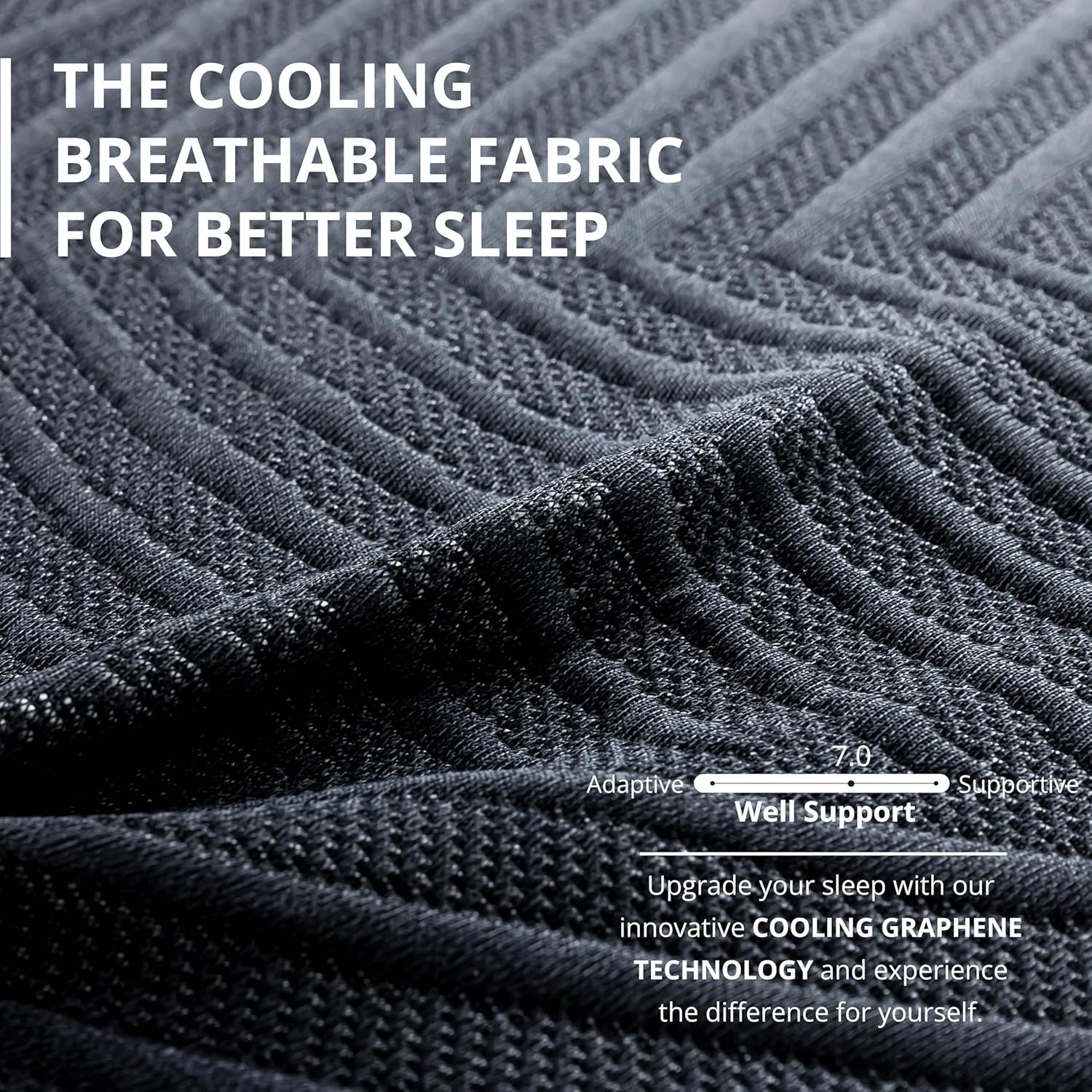 60X80X14 Memory Foam Mattress Featuring Copper Gel