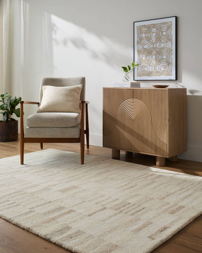 Max Modern Beige Area Rug - Becki Owen x Livabliss